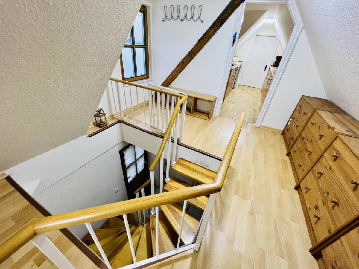 Apartamento Blaue Tulpe, Balkon Mit Traumblick Rostock Exterior foto