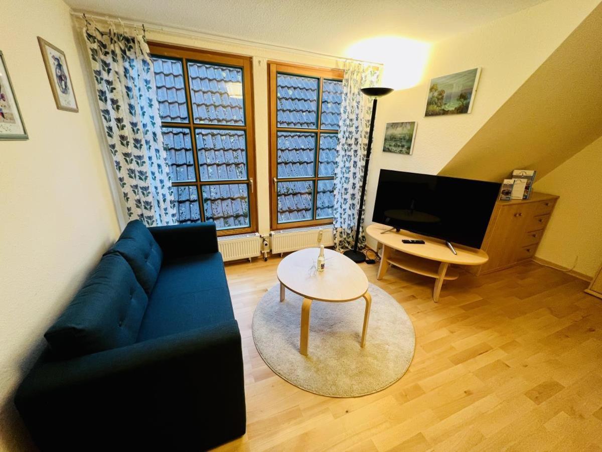 Apartamento Blaue Tulpe, Balkon Mit Traumblick Rostock Exterior foto