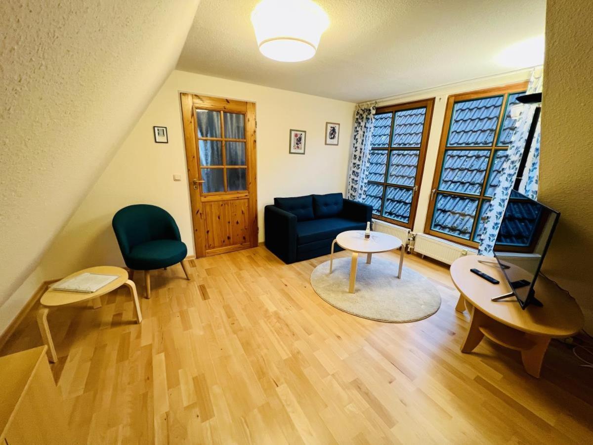 Apartamento Blaue Tulpe, Balkon Mit Traumblick Rostock Exterior foto